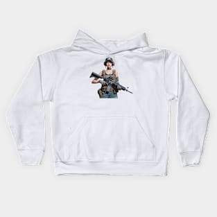 Tactical Girl Kids Hoodie